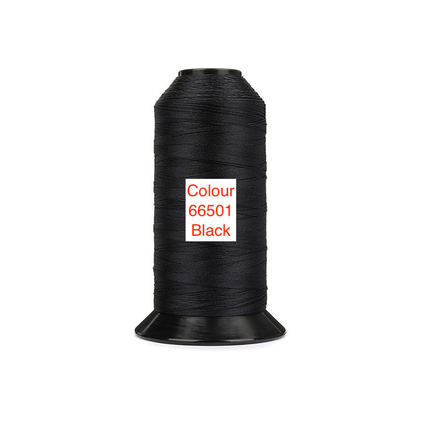 A&E SunStop T90 bonded polyester thread, 1,920 m, Black 66501
