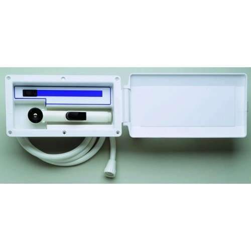 Attwood 4133-1 cold-water shower system with handheld sprayer and 6-foot hose