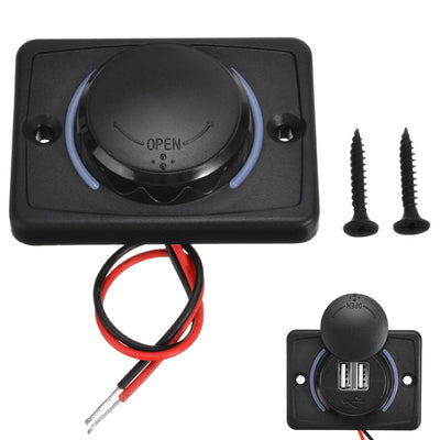 Panel Mount Marine USB Charger 12-24V, 3.1A