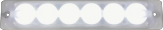 Gee Mei JM-107 IP67 12/24V six-LED cool-white marine light