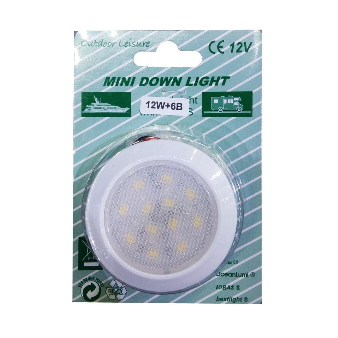 Best Light J-056SMDLED White/Blue Marine LED Down Light
