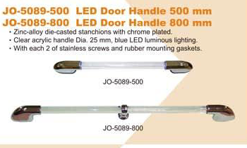 Best Light JO-5089-800 blue LED illuminated 800 mm door handle