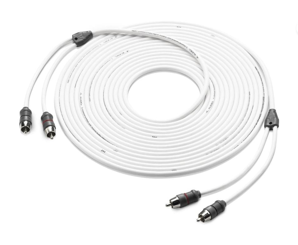 JL - XMD-WHTAIC2-25 2-Channel, 25 ft (7.62 m) Marine Audio Interconnect