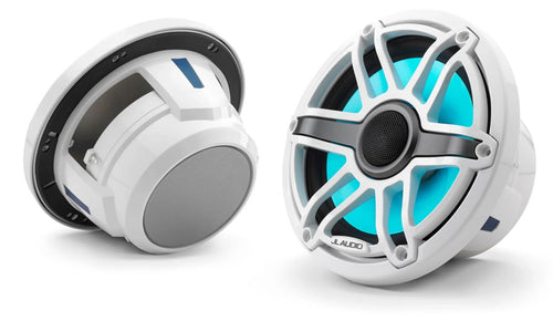 JL Audio M6-770X Marine Coaxial Speakers, Gloss White