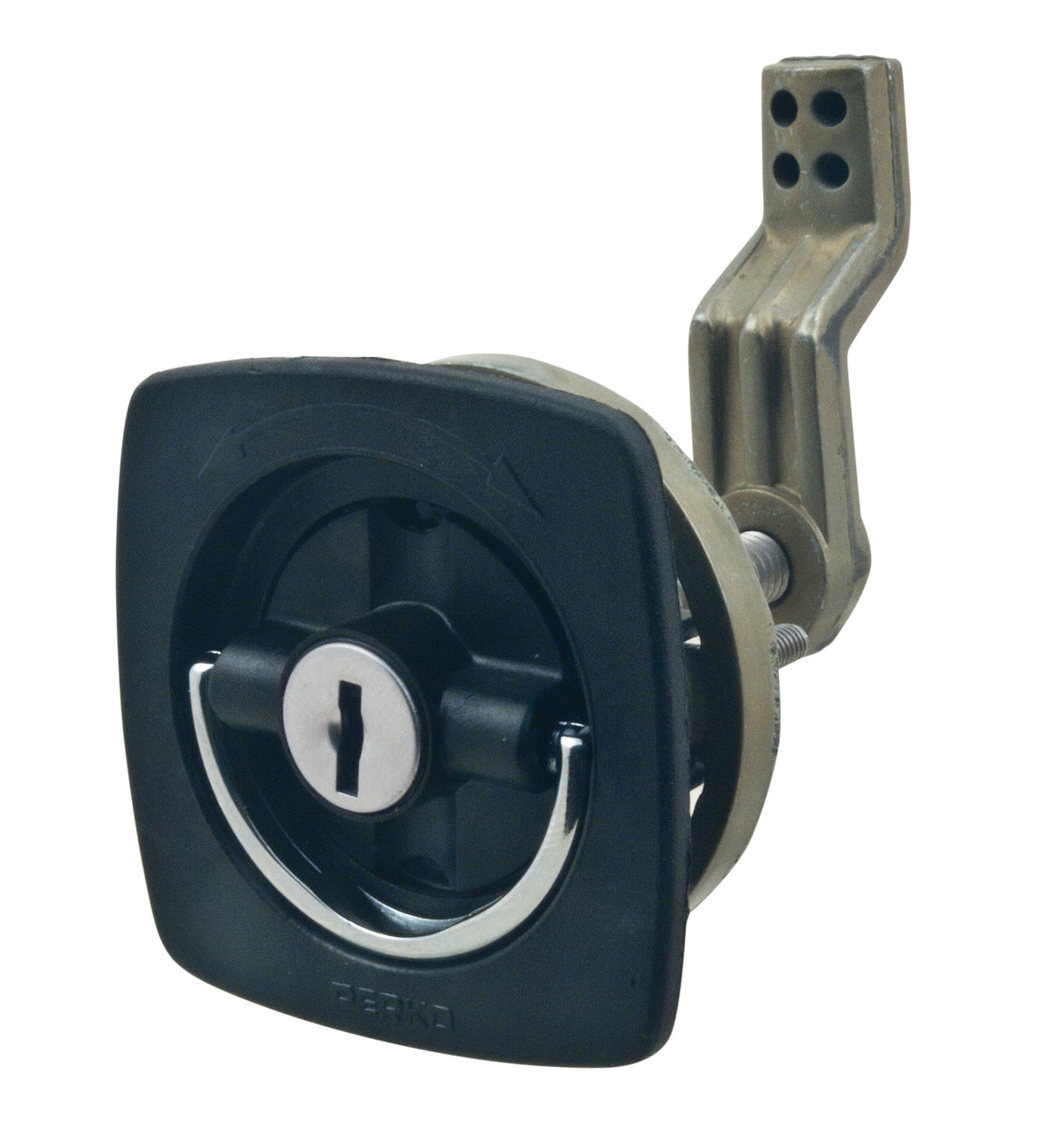 Perko Black Flush Lock with 2 Keys and Adjustable Cam – 0931DP2BLK