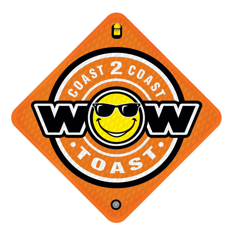 WOW Sports Toast Inflatable Towable Board, 1–2 Person – 18-1200