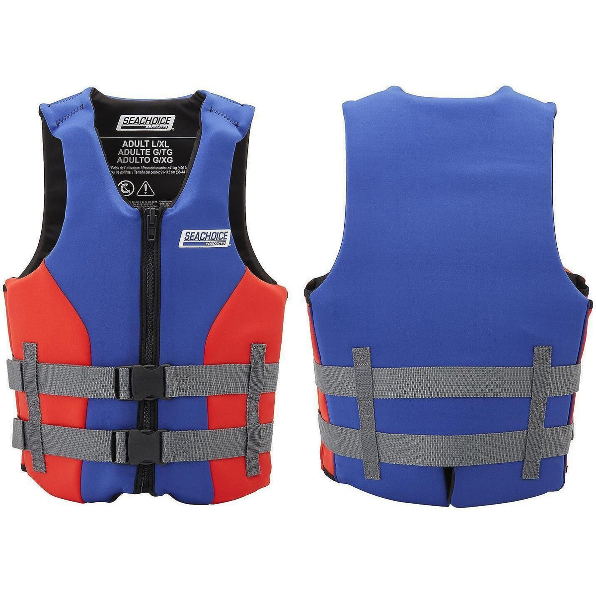 Seachoice Adult Evoprene PFD, Red/Blue, 2XL/3XL – 99502