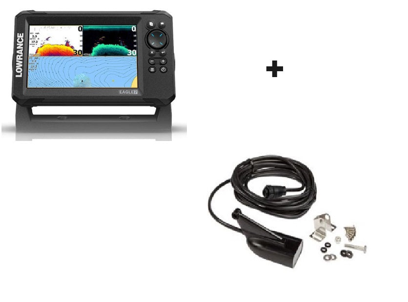 Lowrance Eagle 7 fishfinder with 83/200 HDI transducer 000-16308-001