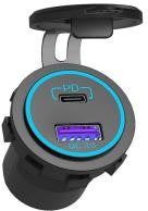 12V-24V QC3.0+PD USB SOCKET