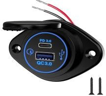 RV QC3.0+PD USB SOCKET with SOFT cover