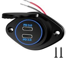 RV PD+PD USB SOCKET with SOFT cover