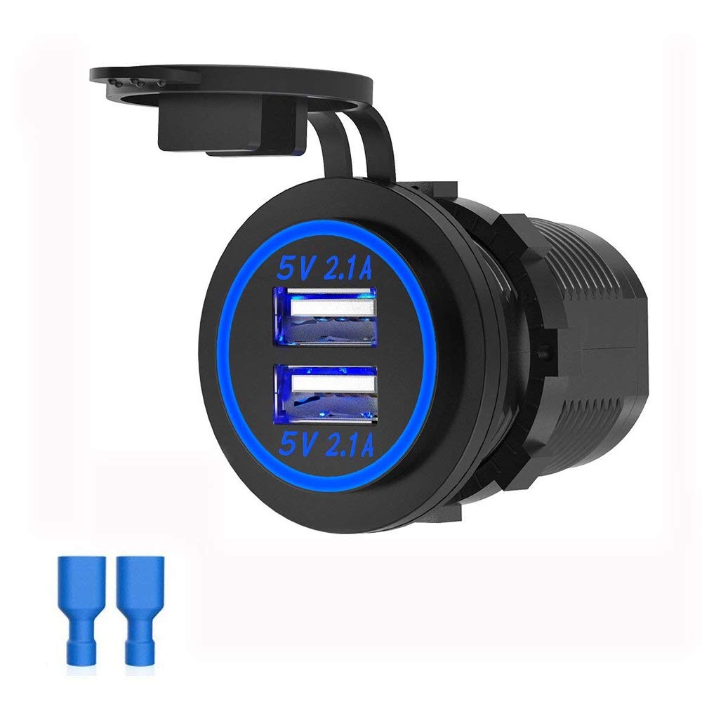 Waterproof Led Light Dual Charger