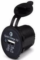 Ningbo Guhang GH-DS11 single-port QC3.0 USB charger, red LED version shown unlit