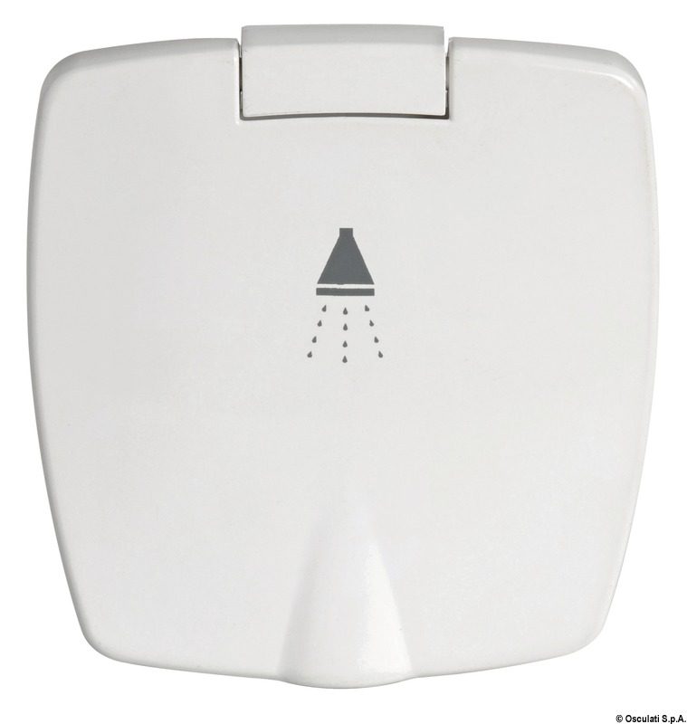 White Brass Shower Kit