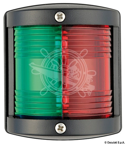 Osculati Utility 77 Bicolour Navigation Light – Black Body