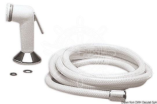 Osculati Utility Hand Shower with Deck Support – 2.5m Hose — OS-1525600