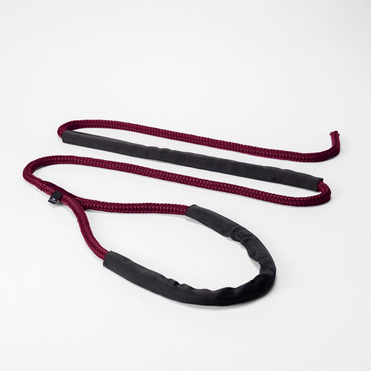 PolyRopes Storm X Elastic Mooring Line – Burgundy / Black, 14 mm x 10 m