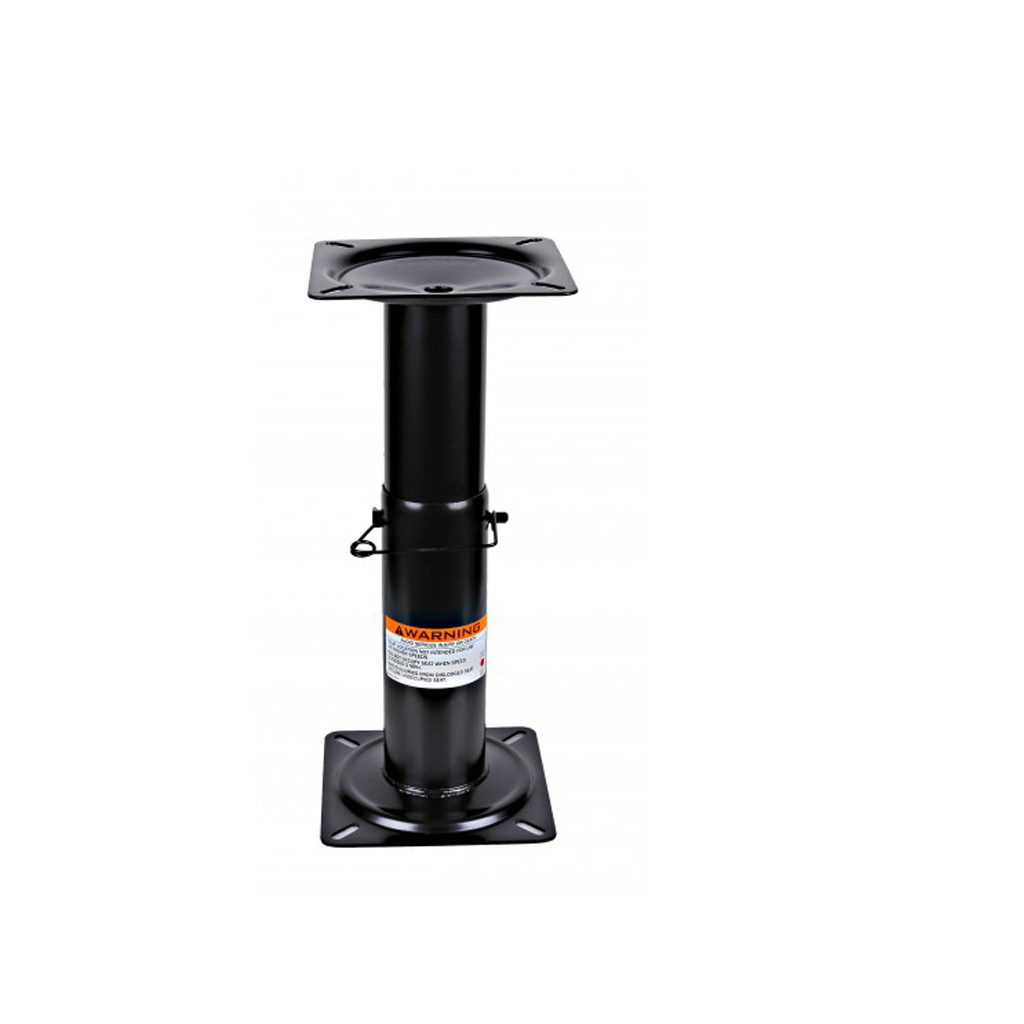 Boat seat adjustable pedestal 12-18 e-coated