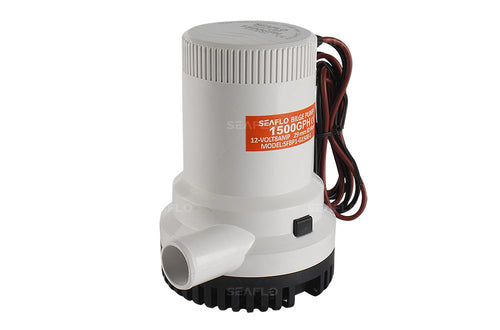 Seaflo Non Auto Bilge Pump 12V 1500 GPH