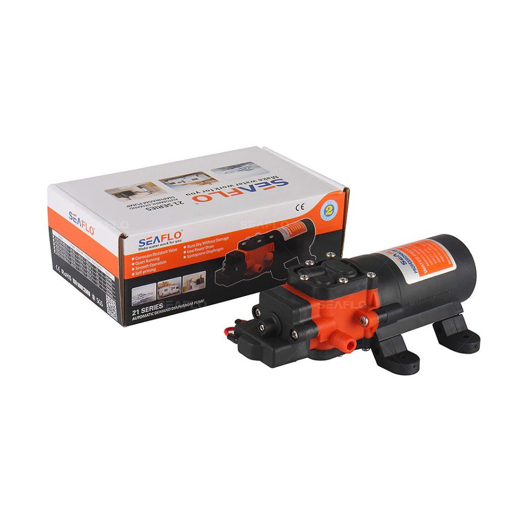 Seaflo 12V 1.2 GPM 35 PSI Water Pressure Diaphragm Pump