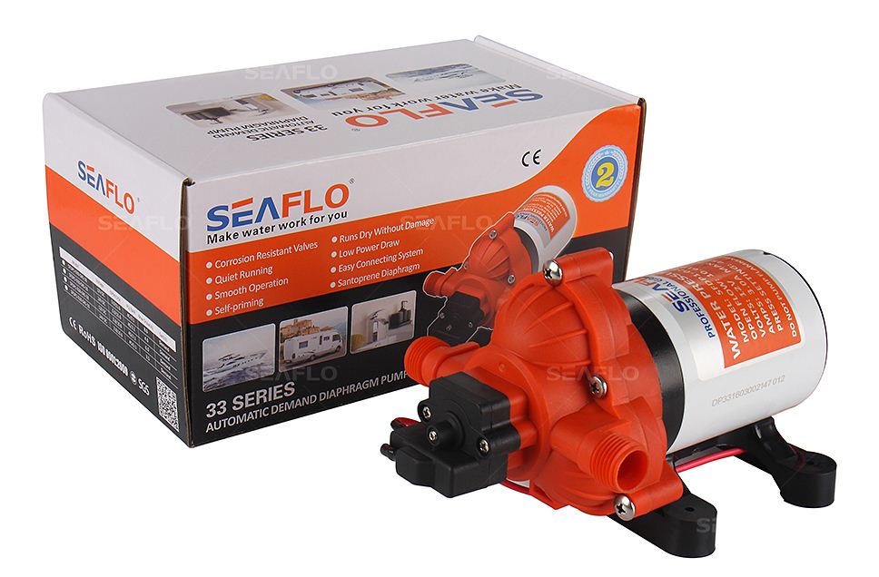 Seaflo DiaPhram Pump 2.8Gpm