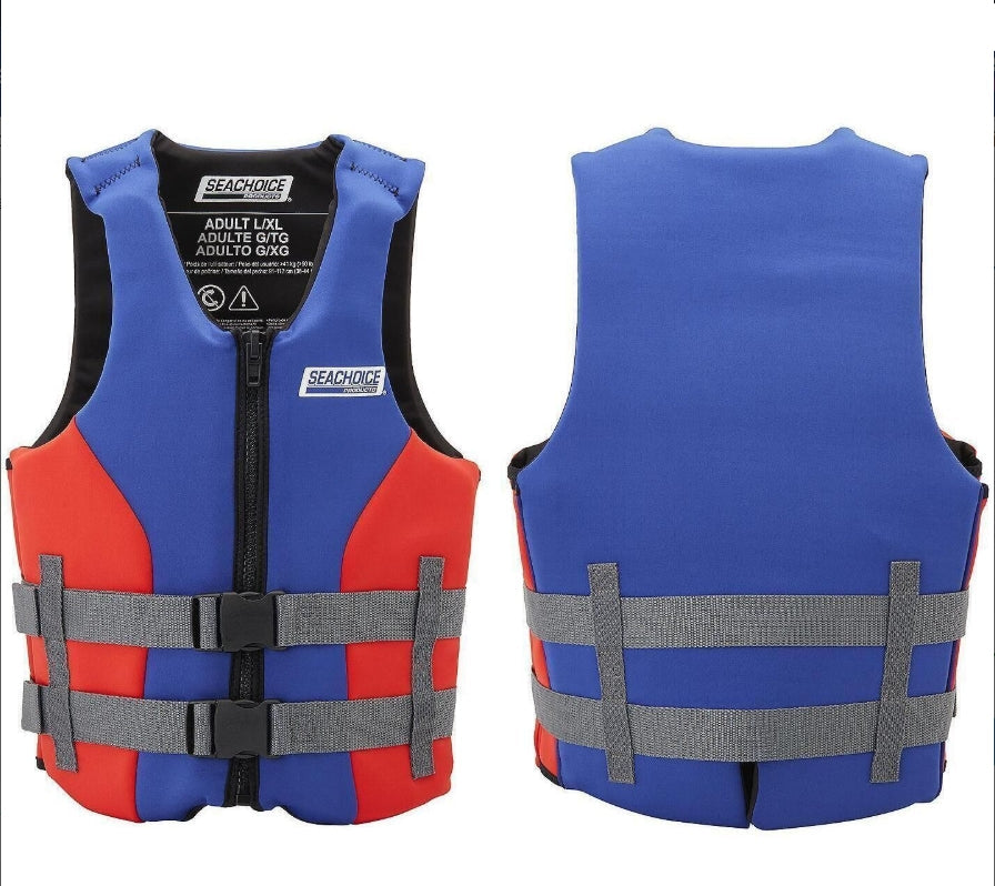 Seachoice Adult Dual Sized Evoprene Life Jacket/PFD