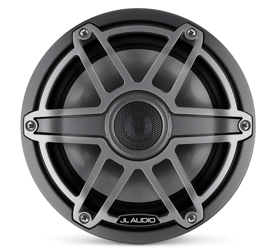 JL Audio® M6 Marine Speakers 7.7" with Titanium Sport Grille (M6-770X-S-GmTi)