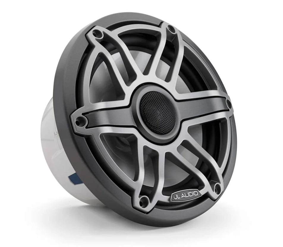 JL Audio® M6 Marine Speakers 7.7" with Titanium Sport Grille (M6-770X-S-GmTi)