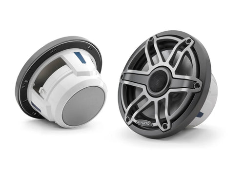 JL Audio® M6 Marine Speakers 7.7" with Titanium Sport Grille (M6-770X-S-GmTi)