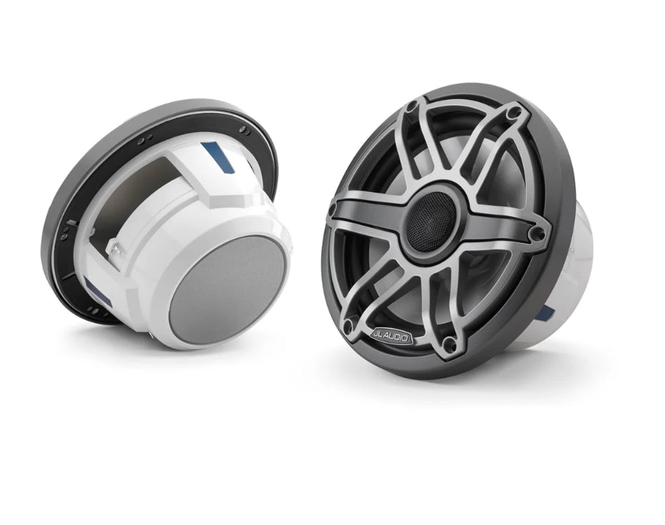 JL Audio® M6 Marine Speakers 7.7" with Titanium Sport Grille (M6-770X-S-GmTi)