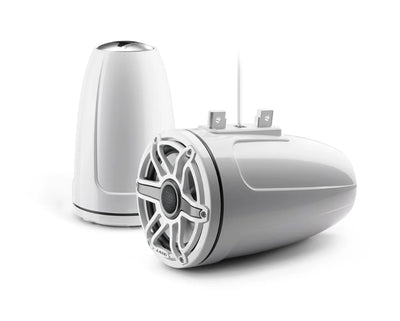 JL Audio M6-770ETXv3 Marine Enclosed Tower Speakers, Gloss White