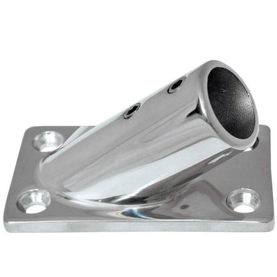 Marine 30° Hand Rail Base Fitting 1" SS316