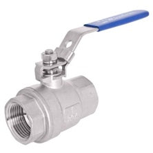 XNO H72105 AISI 316 full-flow ball valve, 1-1/4 inch
