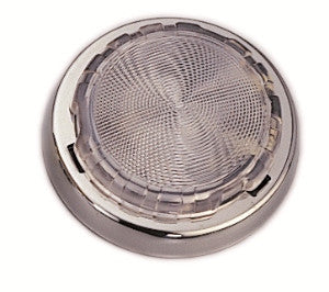 AAA 00505 Stainless Steel Flush Dome Light, 76mm Lens