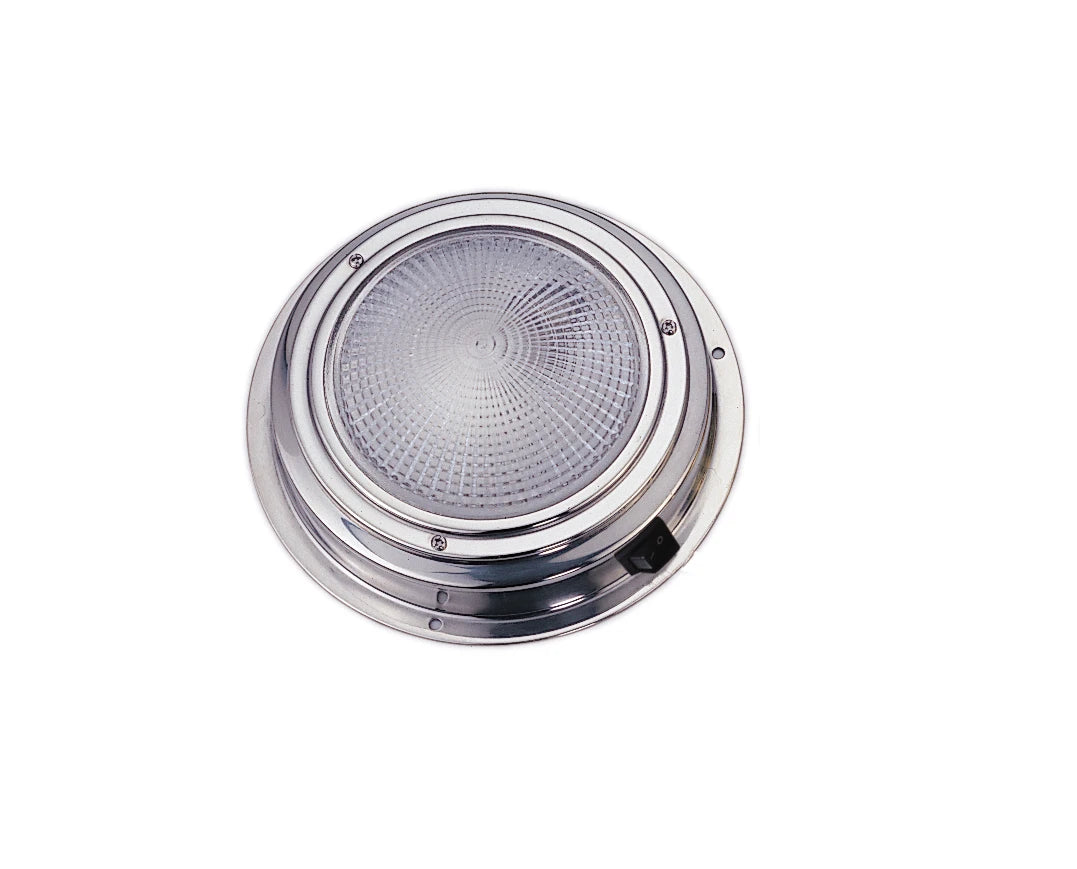 AAA 00550-WBLD Brass Warm White LED Dome Light
