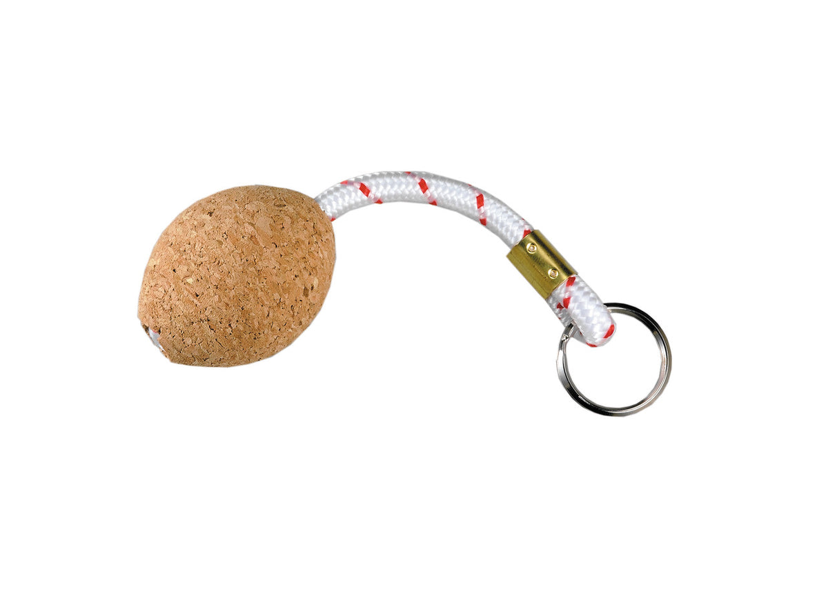 AAA Marine 90073 oval floating cork keychain