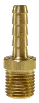 Coilhose Pneumatics B0604 brass hose barb fitting, 3/8 inch hose ID by 1/4 inch male NPT