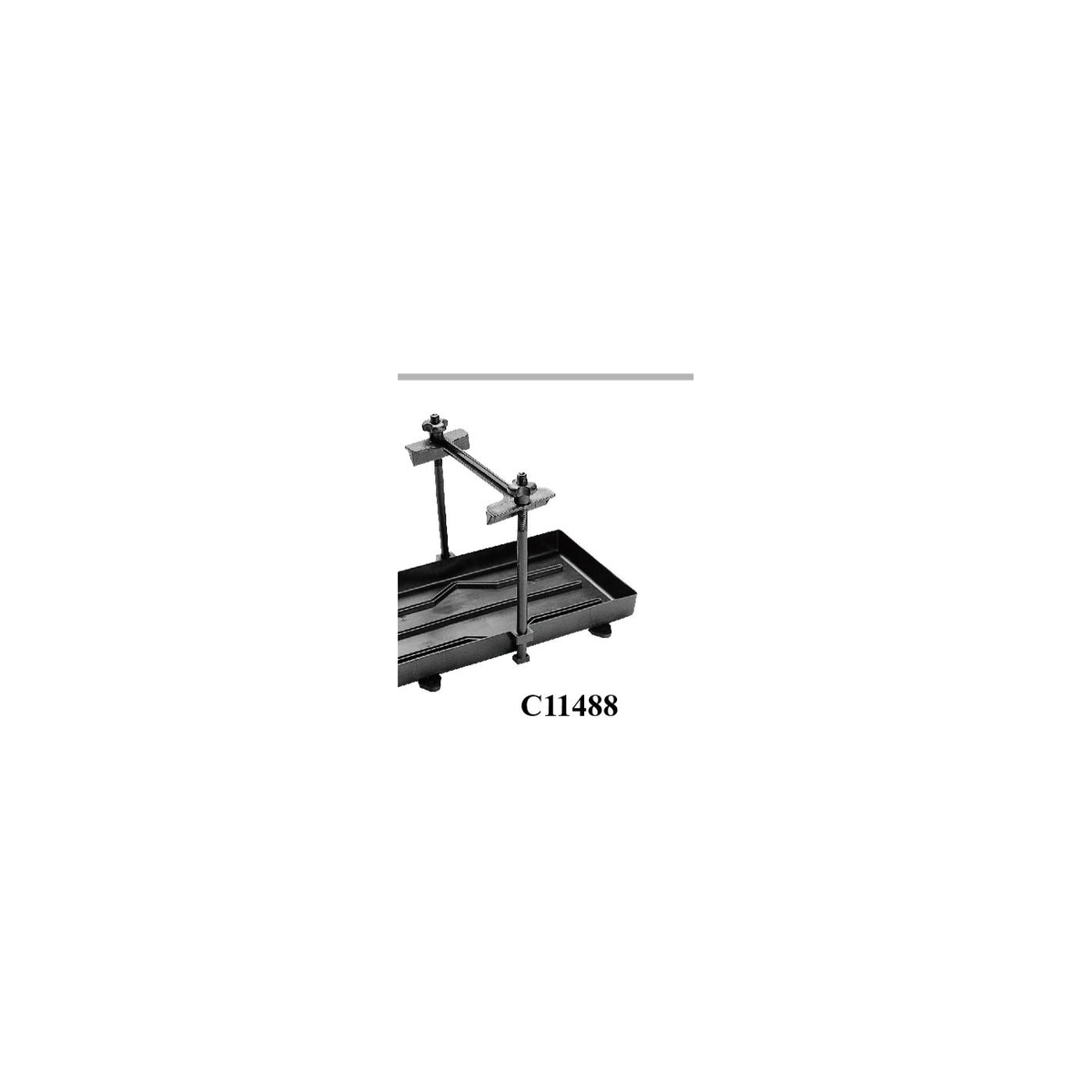 Easterner C11488 heavy-duty 11 by 7 inch battery holder tray