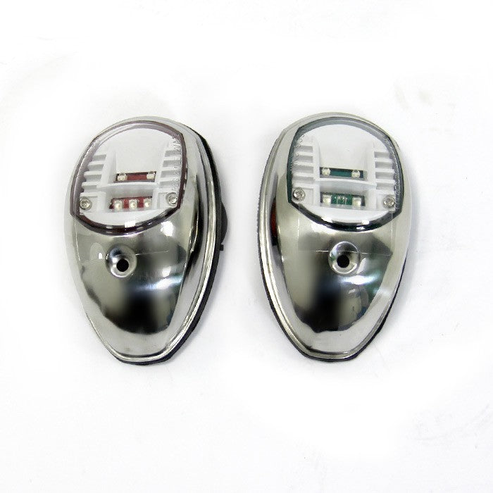 Easterner C91106S stainless steel LED port and starboard navigation lights