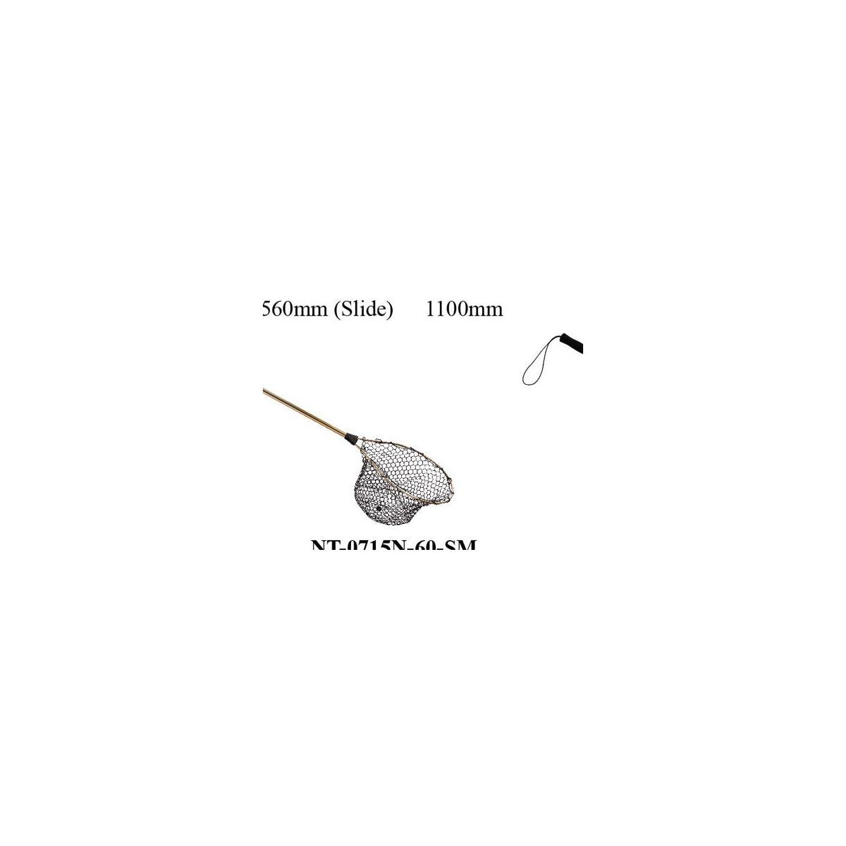 Easterner NT-0715N-60-SM Rubber Landing Net – 15 in.