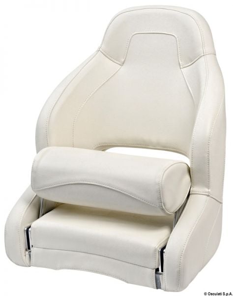 Eastsun Marine H52 all-white flip-up helm seat