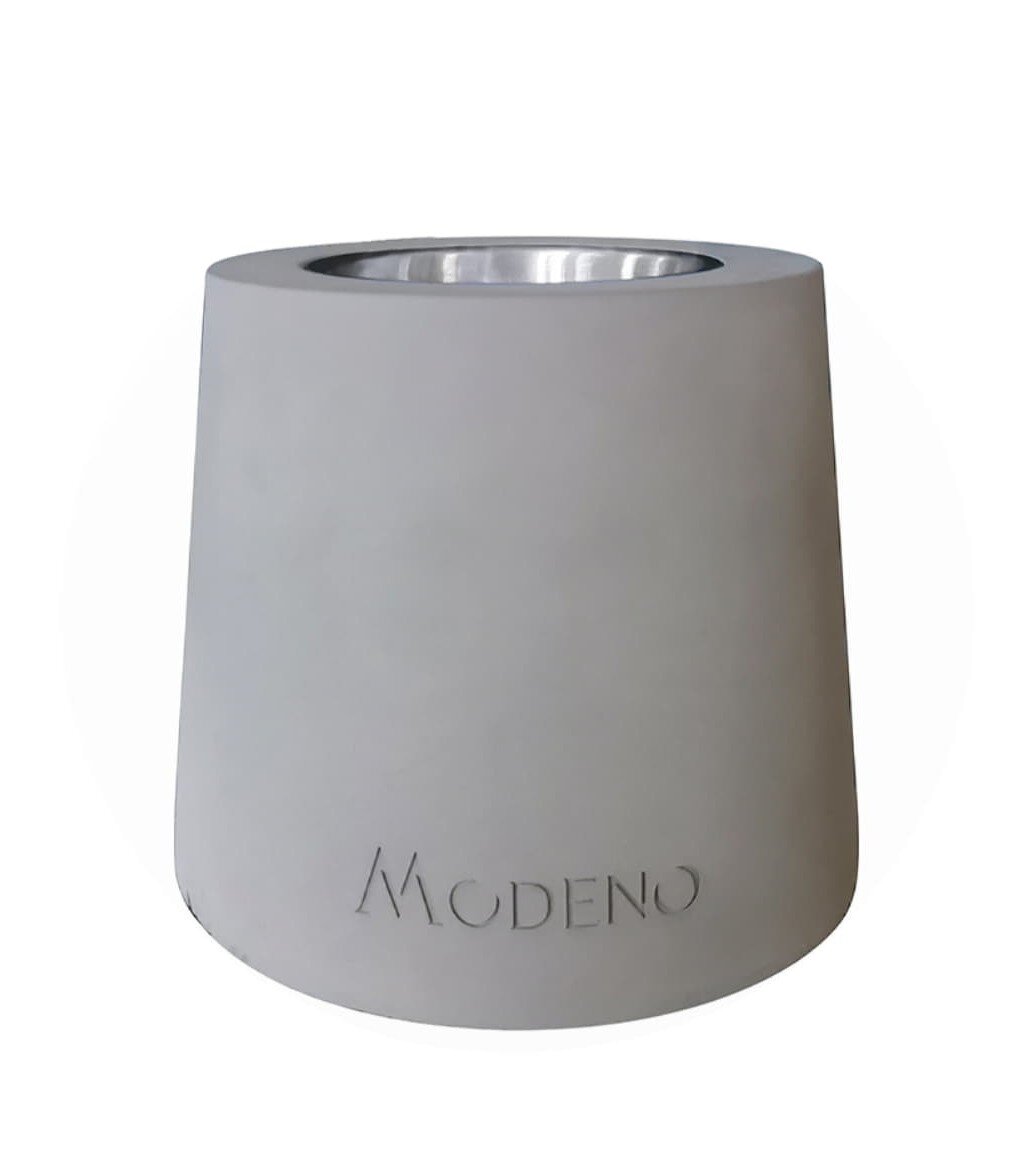 Elementi Entta EFG05-LG light gray bioethanol tabletop fireplace
