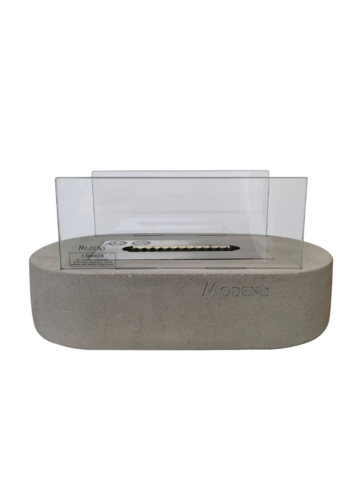 Elementi Luspa EFG02-LG light gray bioethanol tabletop fireplace