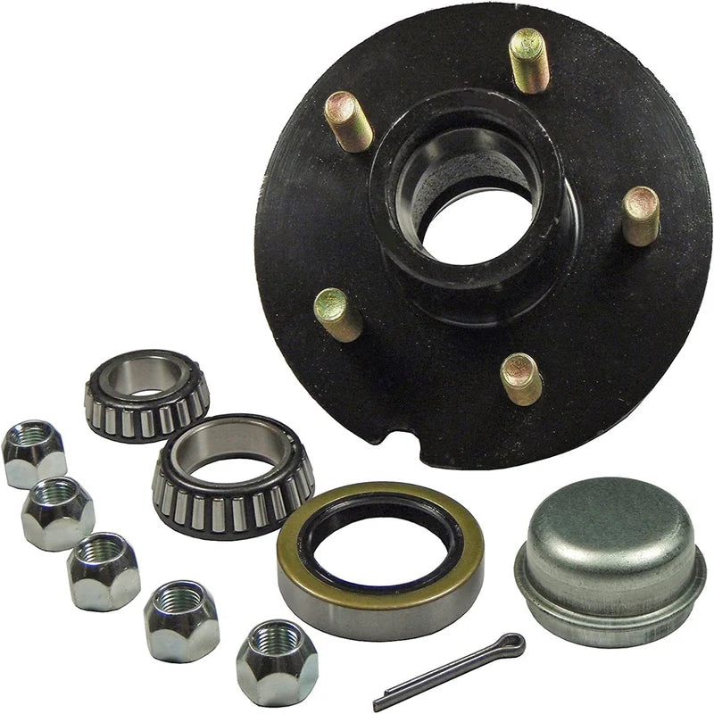 Hub Kit 5 Bolts, 4.5" Bolt Circle One Piece Hub Fits
