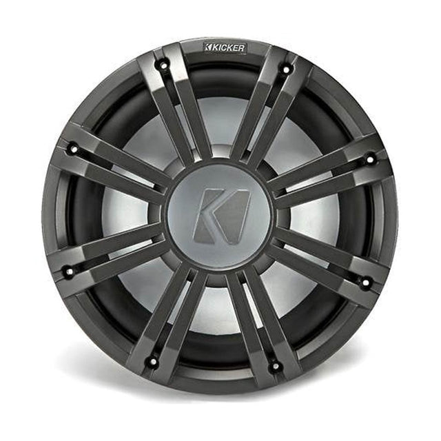 Kicker 45KMG10C charcoal LED grille for 10-inch marine subwoofer