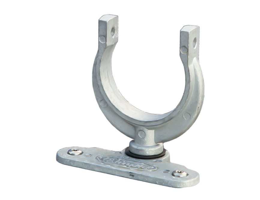 Kimple rowlock and socket rowing hardware