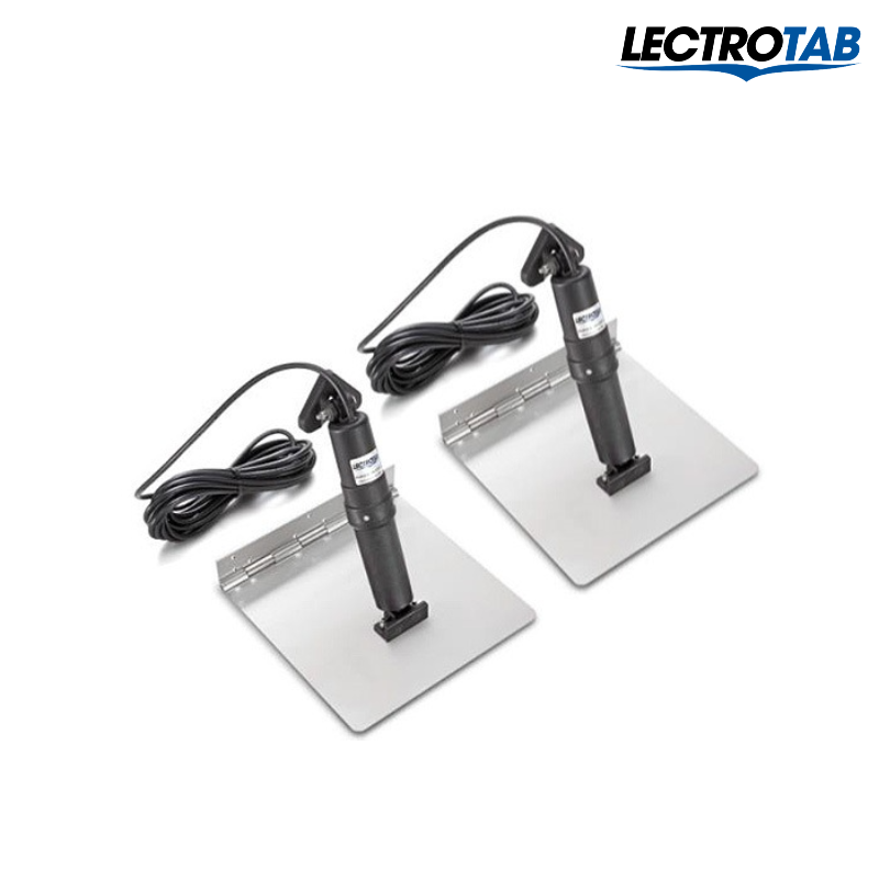 Lectrotab KAF9X12 Stainless-Steel Trim Tab Kit, 12V, 9 x 12 in