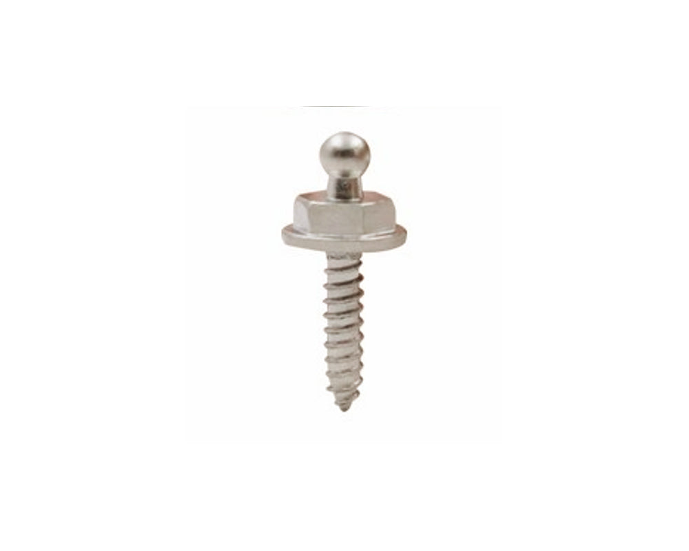 OWOZ 8000047 316 stainless steel turn button, silver, 16 mm stud