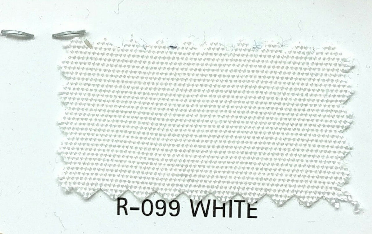 Recasens Panama R-099 White RAL 9010 PVC fabric swatch