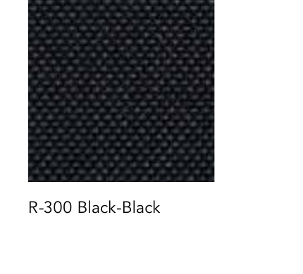 Recasens RecScreen 4000P R-300 Black-Black fabric swatch